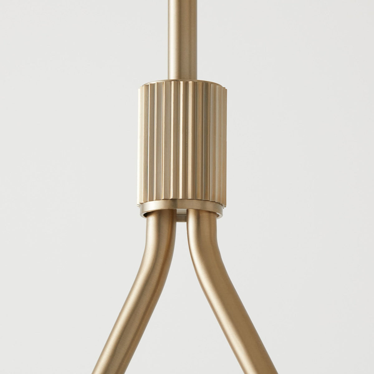 
Vector Brass Fabric Chandelier Dimmable Compatible