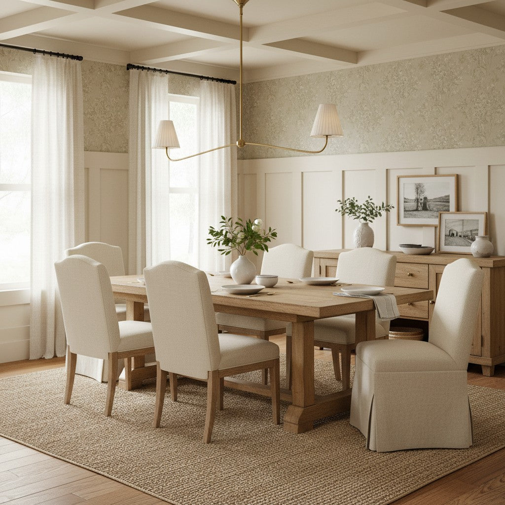 
Fibura Pleated Shade Chandelier for Traditional Dining Rooms