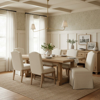 Fibura Pleated Shade Chandelier for Traditional Dining Rooms