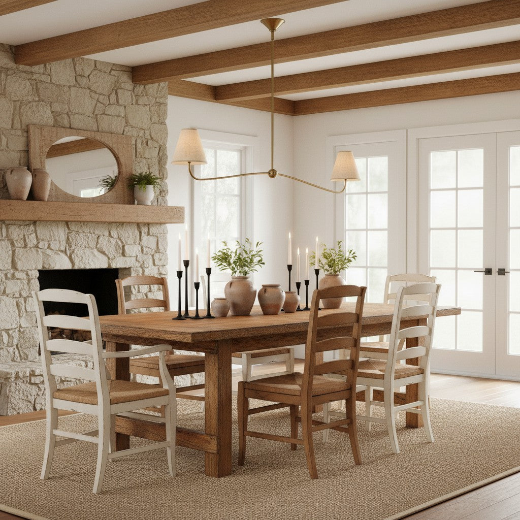 
Fibura Pleated Shade Chandelier for Traditional Dining Rooms