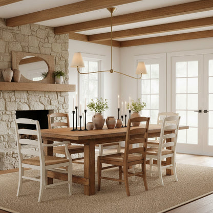 Fibura Pleated Shade Chandelier for Traditional Dining Rooms