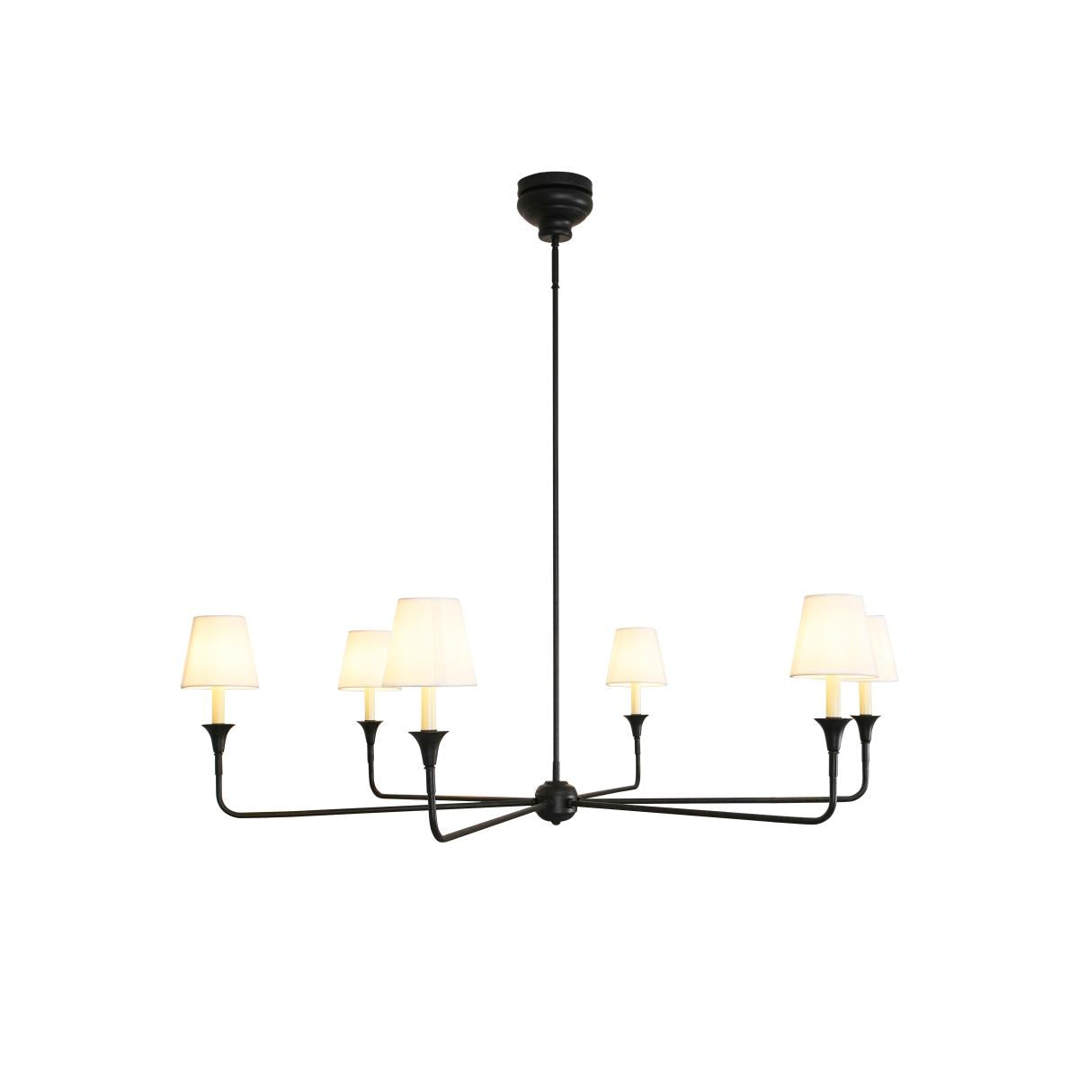 
Arthaila Vintage Industrial Grande Fabric Chandelier
