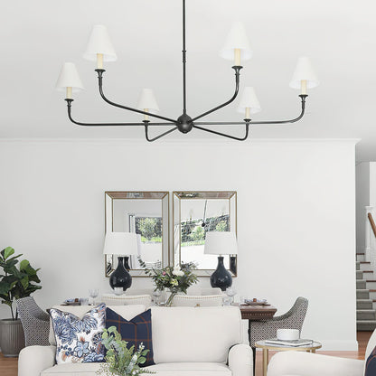 Arthaila Vintage Industrial Grande Fabric Chandelier