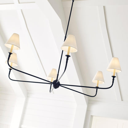 Arthaila Vintage Industrial Grande Fabric Chandelier