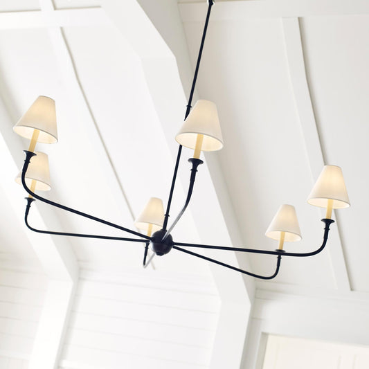 
Arthaila Vintage Industrial Grande Fabric Chandelier