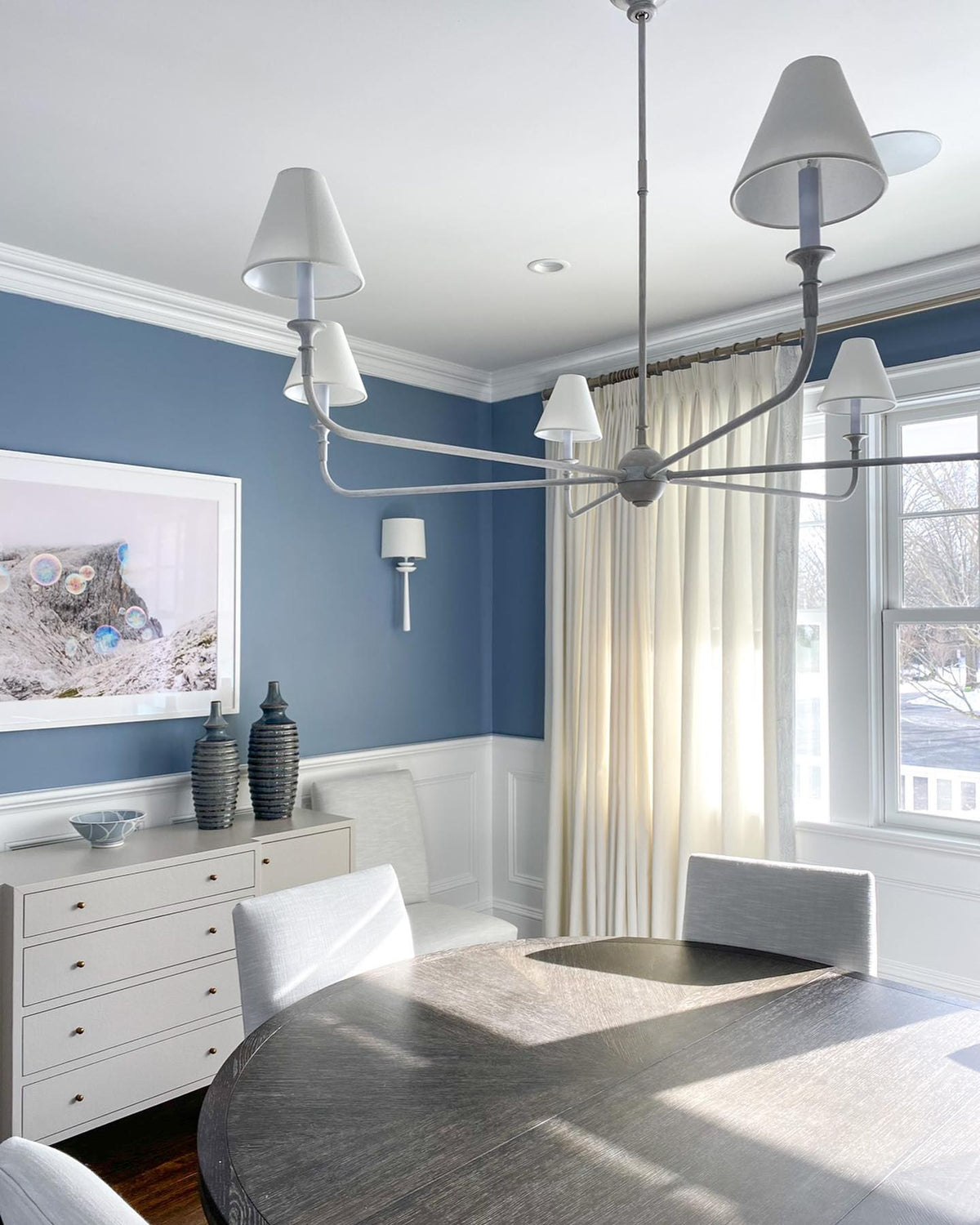 
Arthaila Vintage Industrial Grande Fabric Chandelier