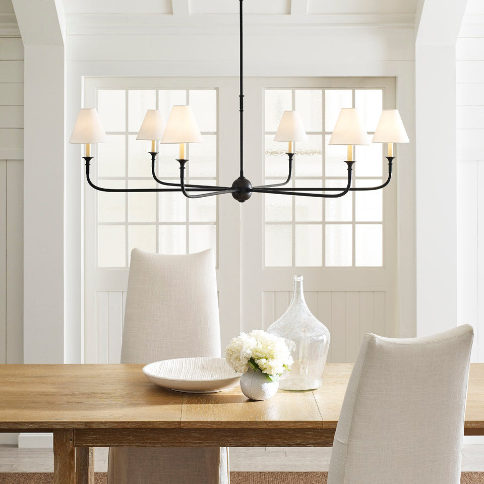 
Arthaila Vintage Industrial Grande Fabric Chandelier