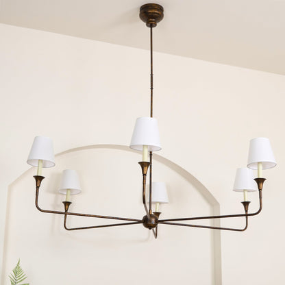 Arthaila Vintage Industrial Grande Fabric Chandelier