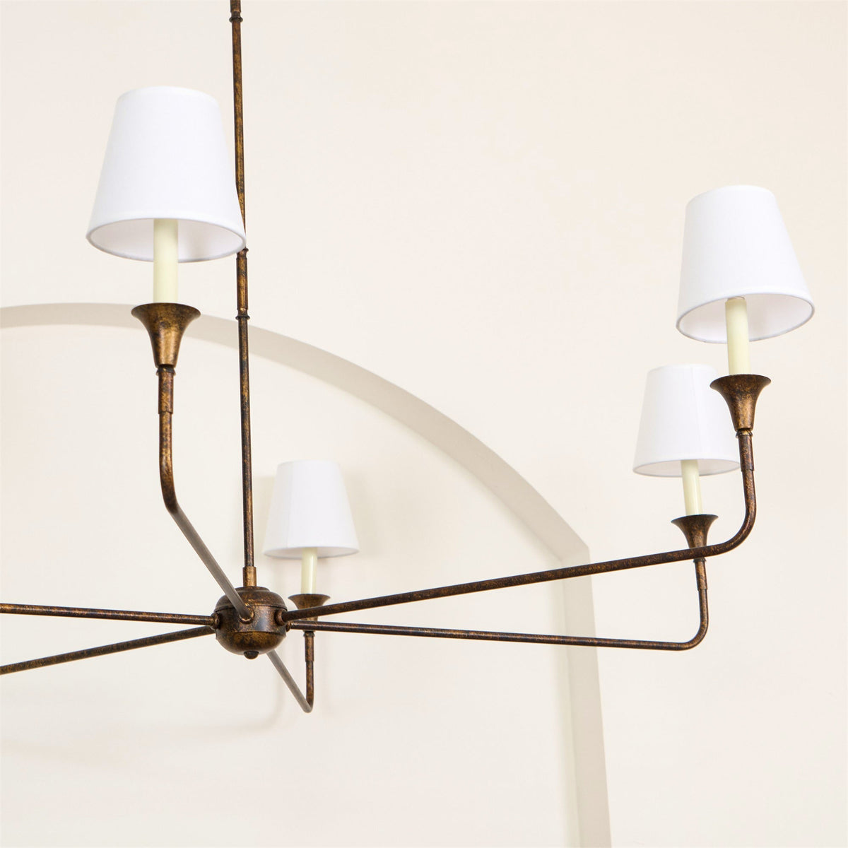 
Arthaila Vintage Industrial Grande Fabric Chandelier