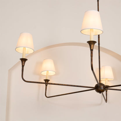 Arthaila Vintage Industrial Grande Fabric Chandelier