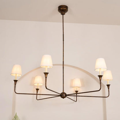 Arthaila Vintage Industrial Grande Fabric Chandelier