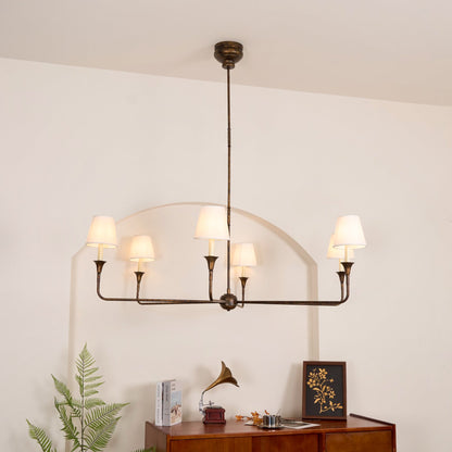 Arthaila Vintage Industrial Grande Fabric Chandelier