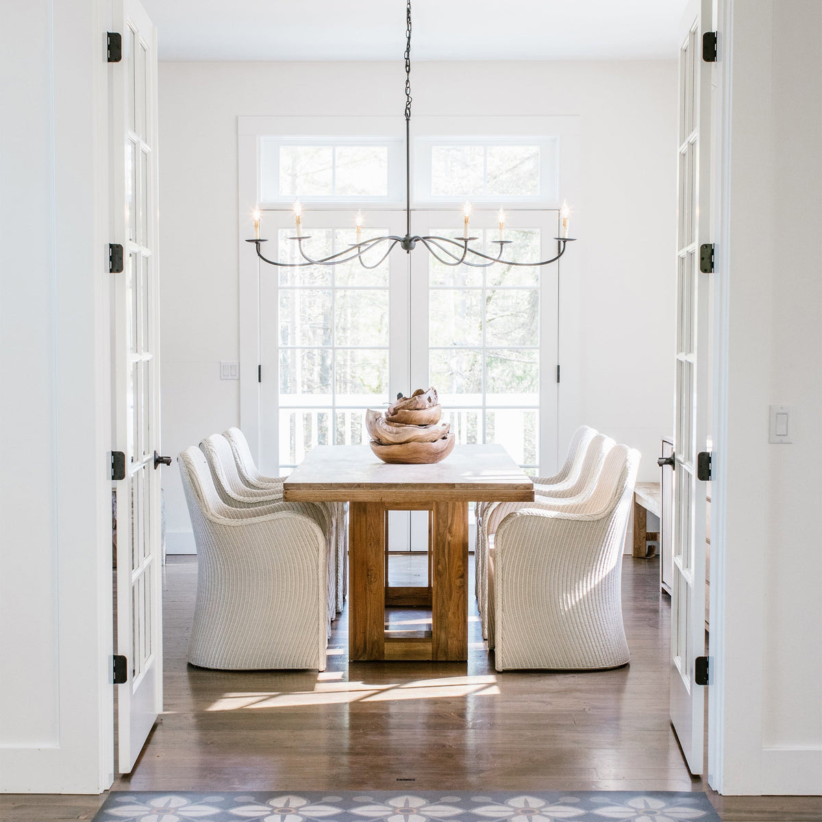 
Varese 6-Light Brass Candle Chandelier for Grand Rooms