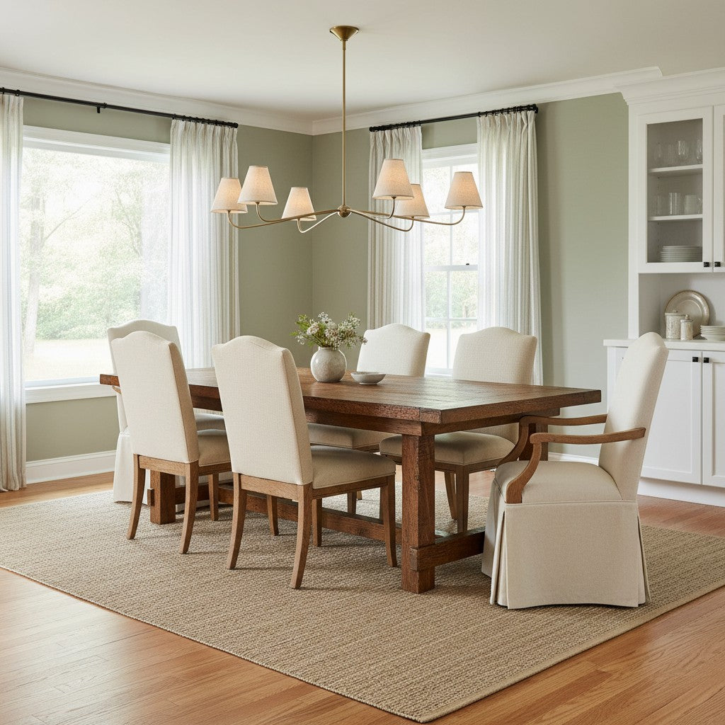 
Fibura Pleated Shade Chandelier for Traditional Dining Rooms