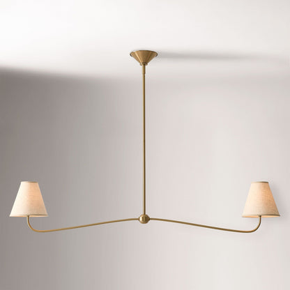 Fibura Pleated Shade Chandelier for Traditional Dining Rooms
