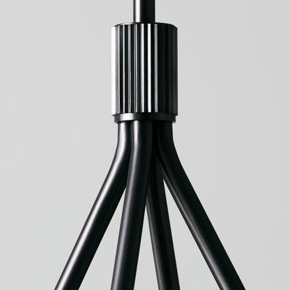 Vector Brass Fabric Chandelier Dimmable Compatible