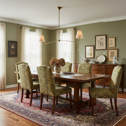 Fibura Pleated Shade Chandelier for Traditional Dining Rooms